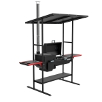 Комплект печь-мангал Grillver Искандер-360 Инклайн Эйр с решеткой из нержавеющей стали (вид c)